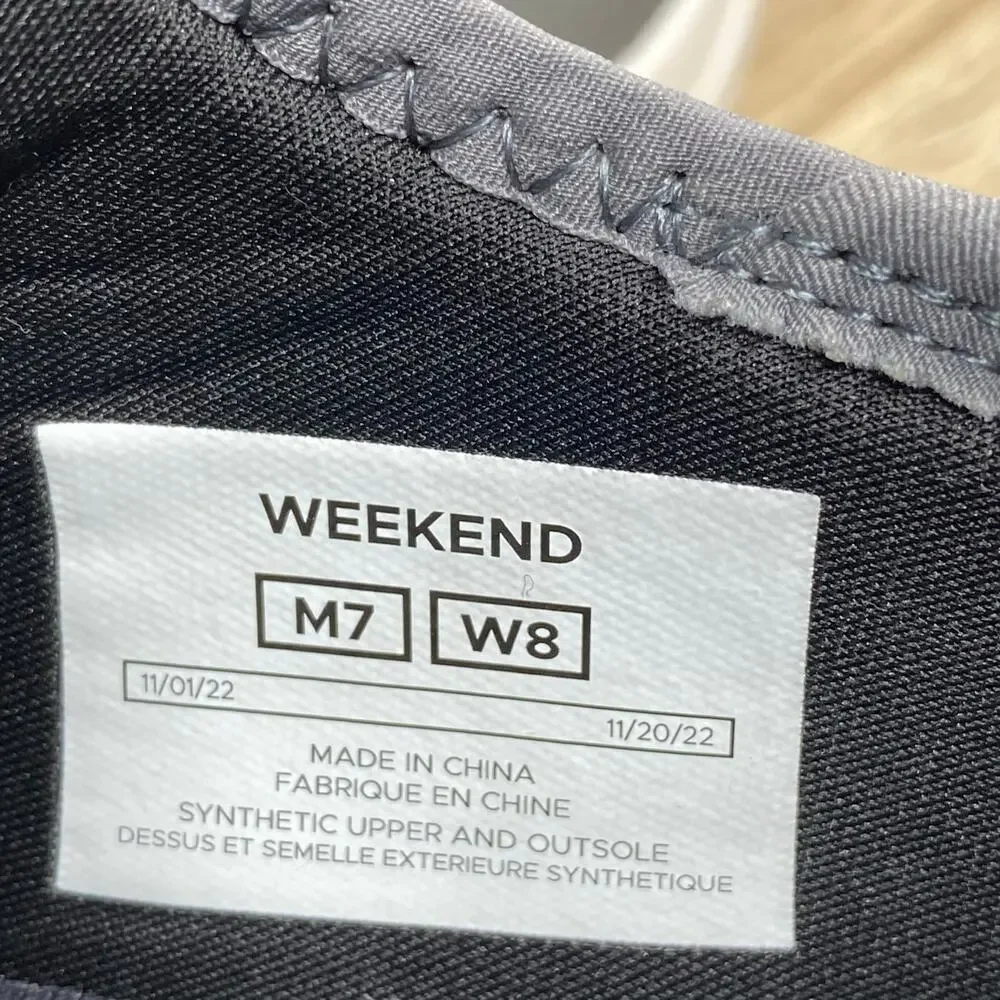 Vessi Gray Knit Athletic Sneakers with White Sole